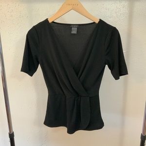 Ann Taylor Black blouse, Size XSmall